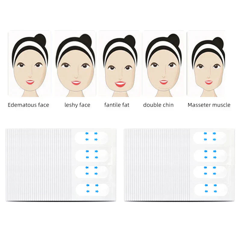 Invisible Face Lifting Tapes - Pack of 40 Pcs