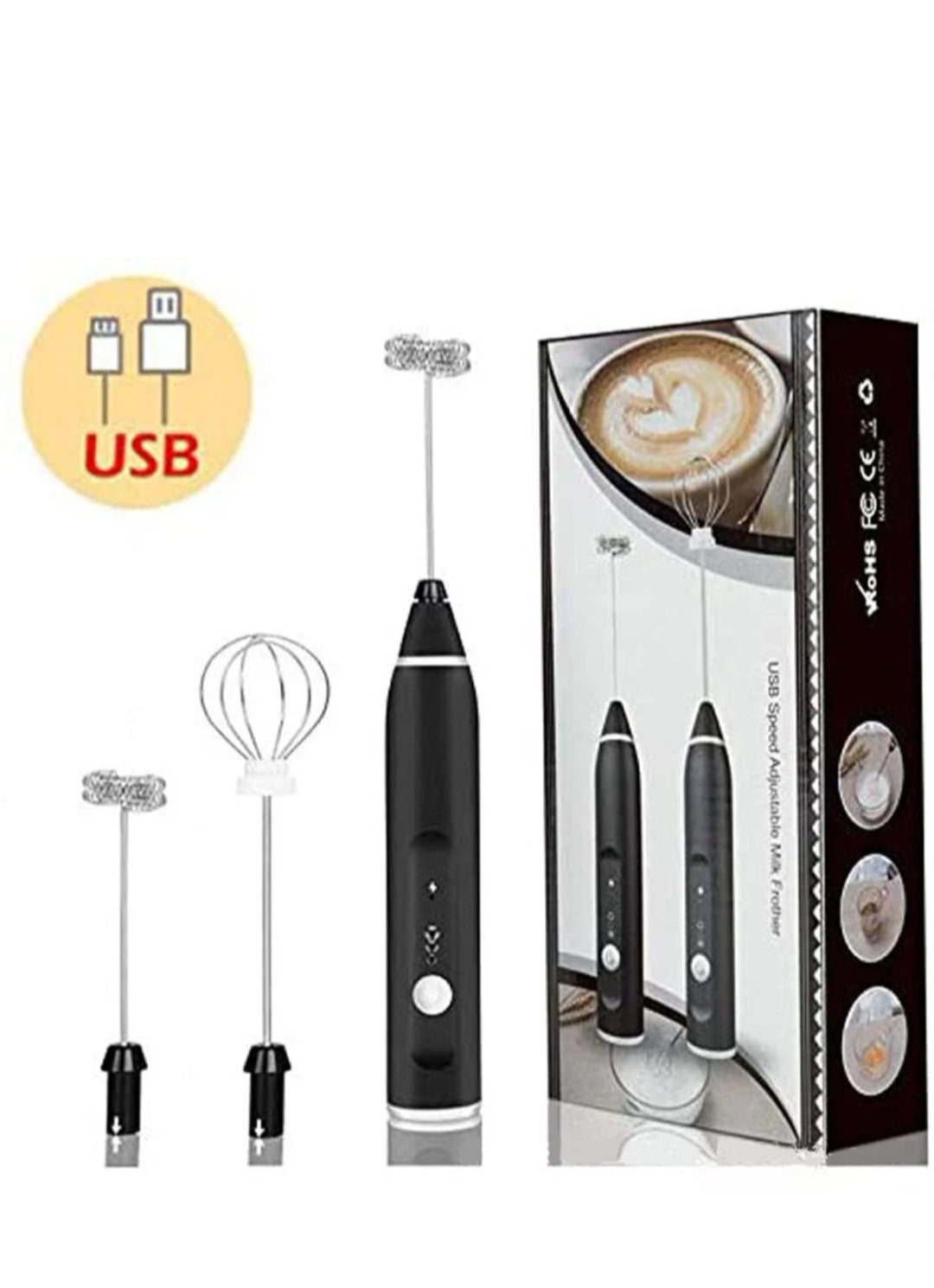 Electric Coffee Mixer Rechargeable