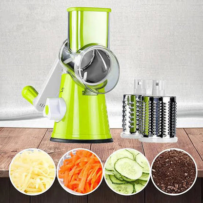 Manual Vegetable Cutter Multifunctional Rotary Slicer