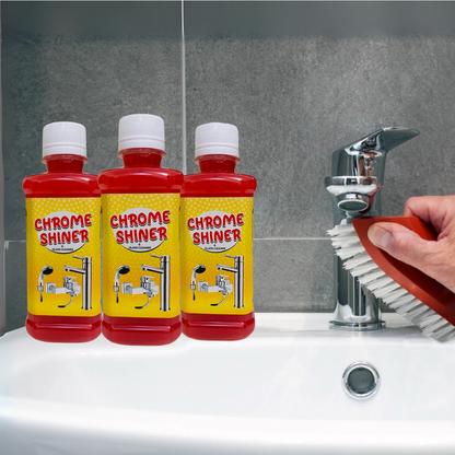 Chrome Shine+ — Instant Cleaner for Taps, Glass & Sanitary Fittings