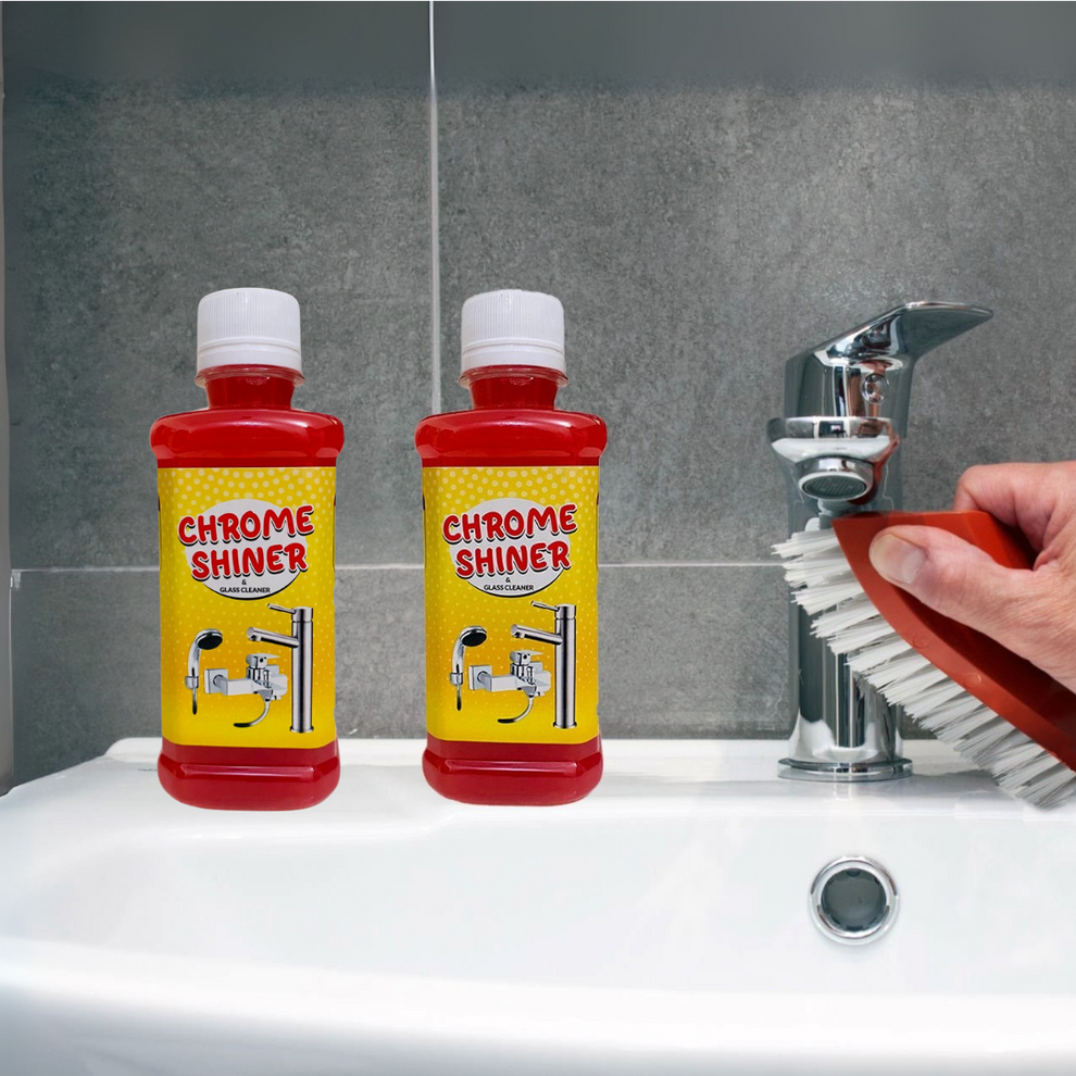 Chrome Shine+ — Instant Cleaner for Taps, Glass & Sanitary Fittings