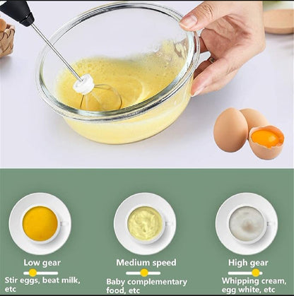 Electric Coffee Mixer Rechargeable